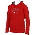 Arena bluza z kapturem Empyrean czerwona